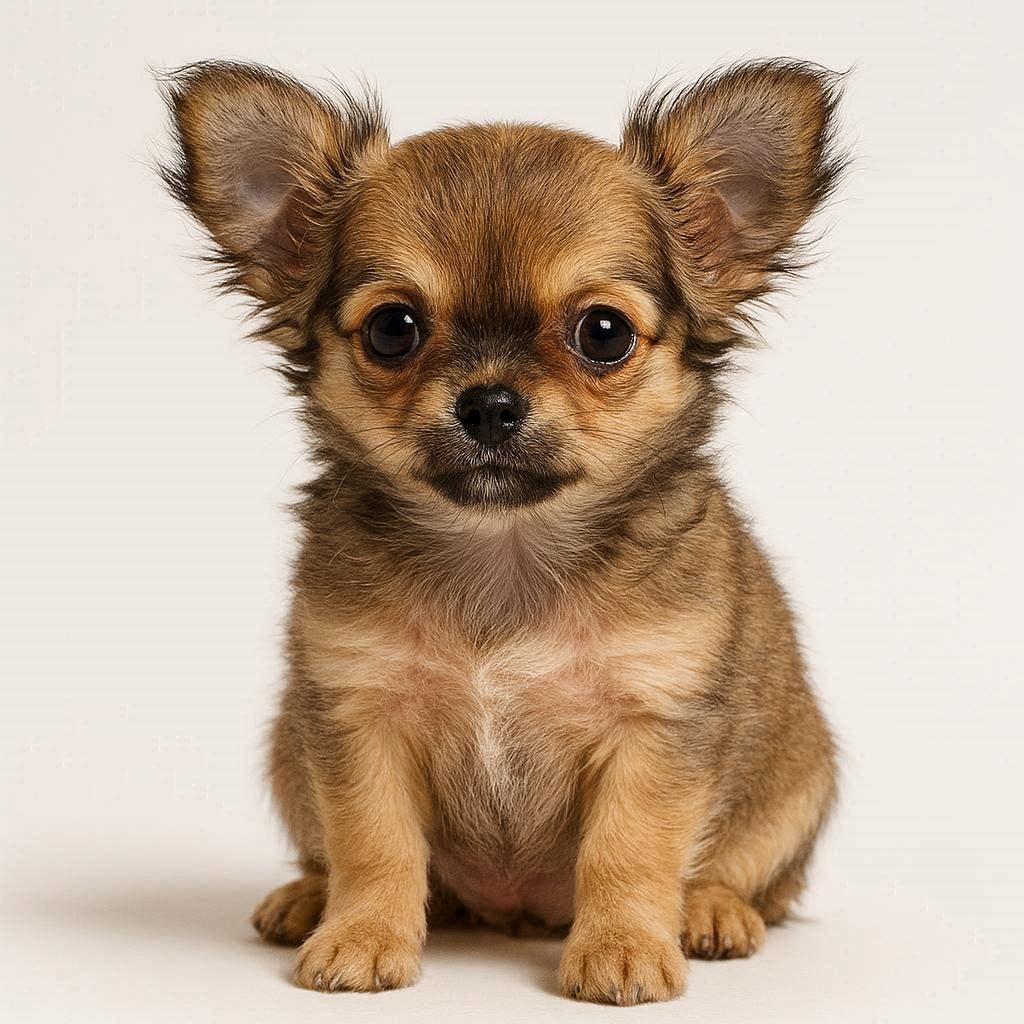 Long-Haired Chihuahua puppy